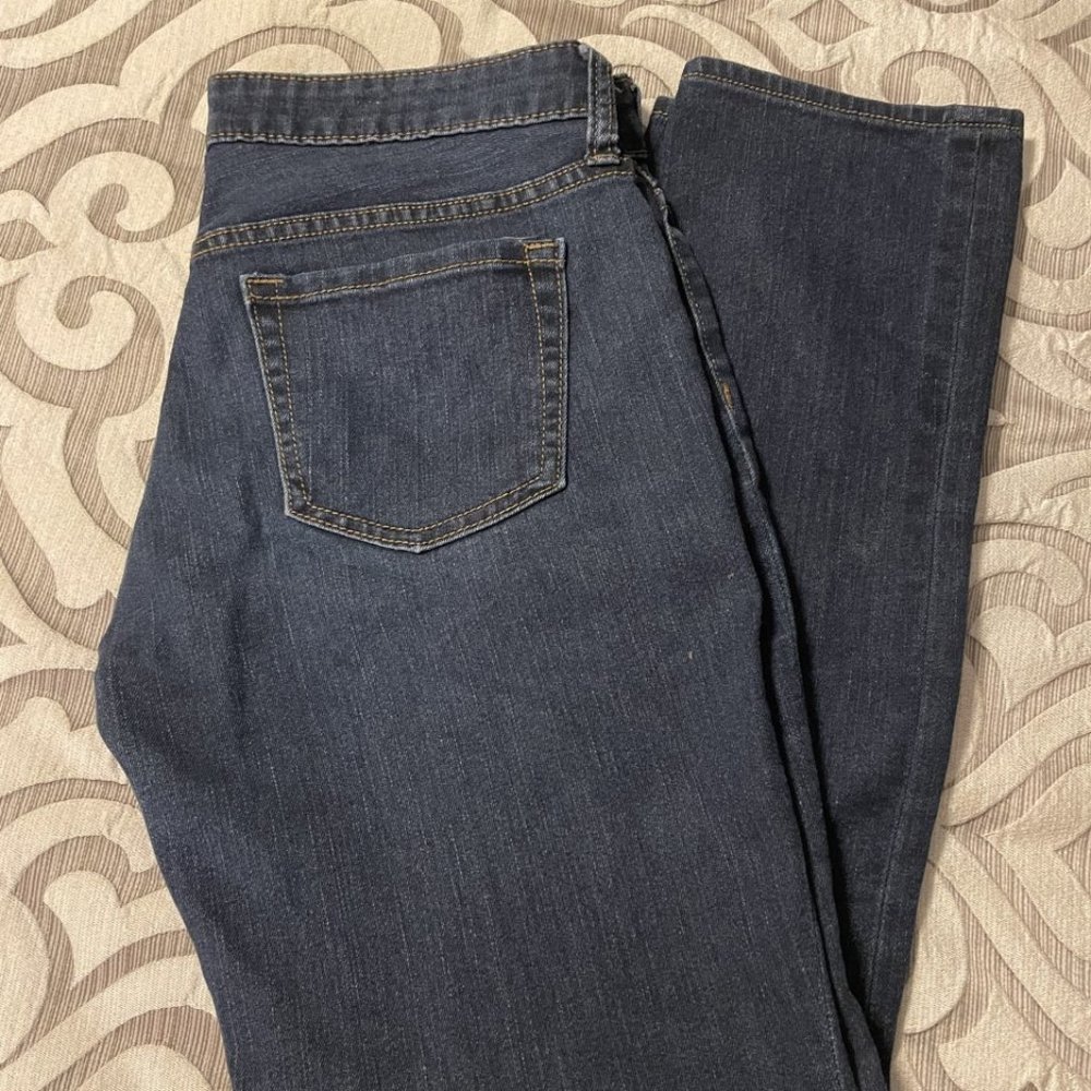 GAP Women's Premium Skinny Stretch Blue Jeans Size 4 (27) Dark Rinse - Picture 1 of 6
